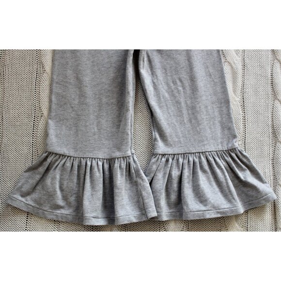 Lot of 2 MATILDA JANE Girl's Big Ruffles Pants Black & Gray, Size 4 REPAIR - Picture 12 of 12